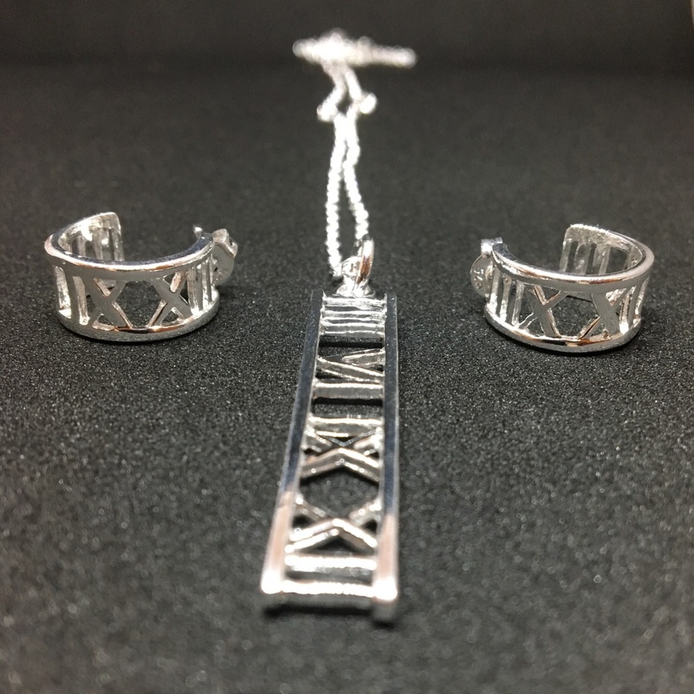S#1 925 Sterling Silver Roman Numeral Set